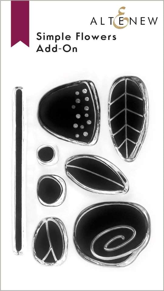 Altenew - Simple Flowers Add-On Stamp Set