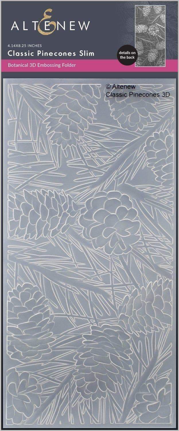 Altenew - Classic Pinecones Slim 3D Embossing Folder