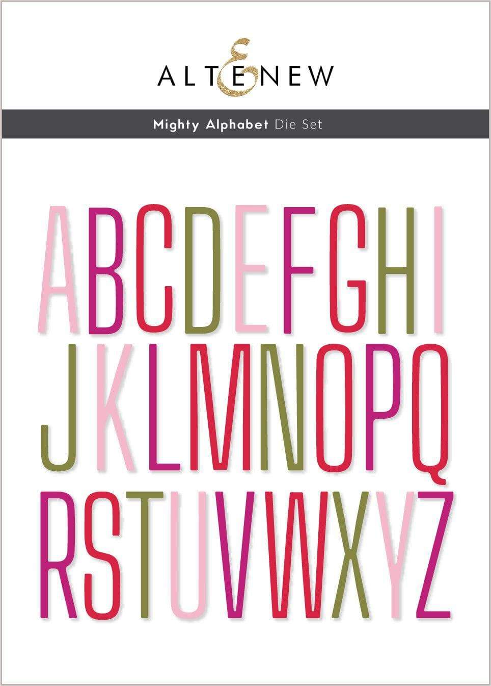 Altenew - Mighty Alphabet Die Set