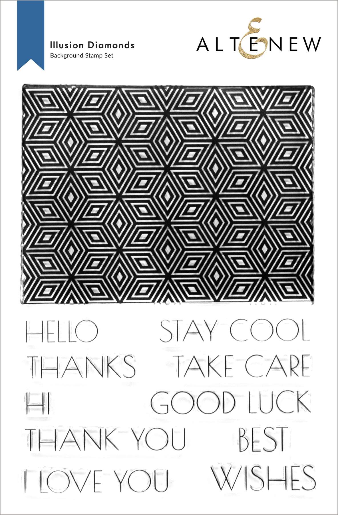 Altenew - Illusion Diamonds Stamp Set