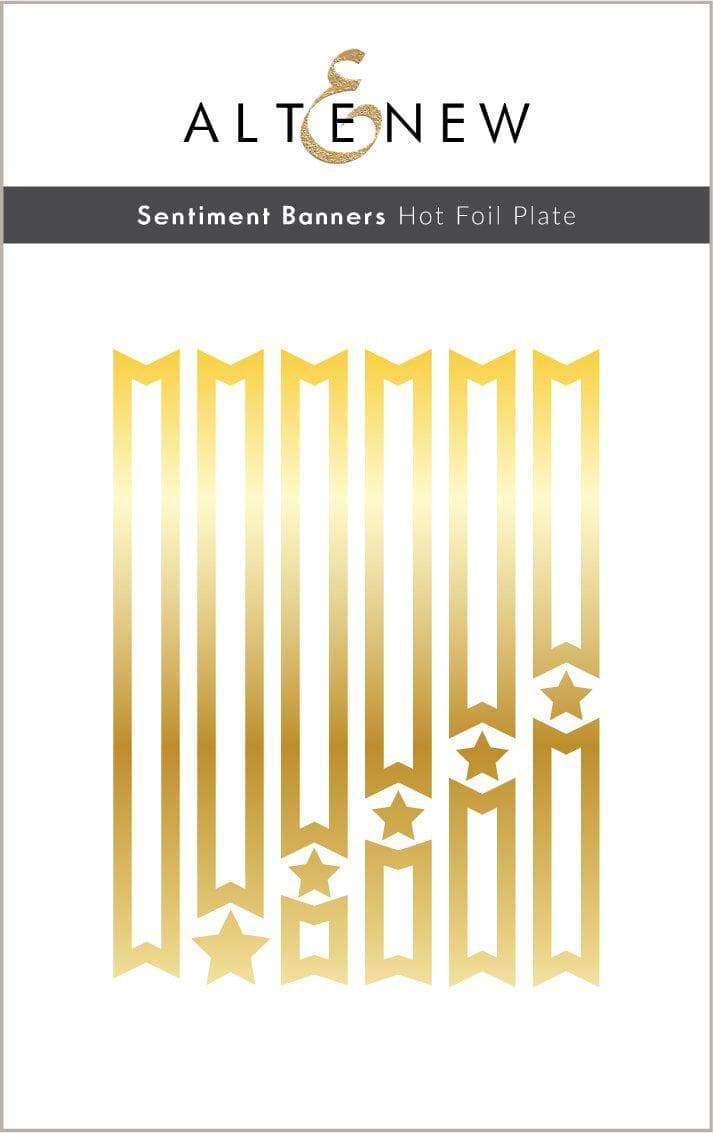 Altenew - Sentiment Banners Hot Foil Plate