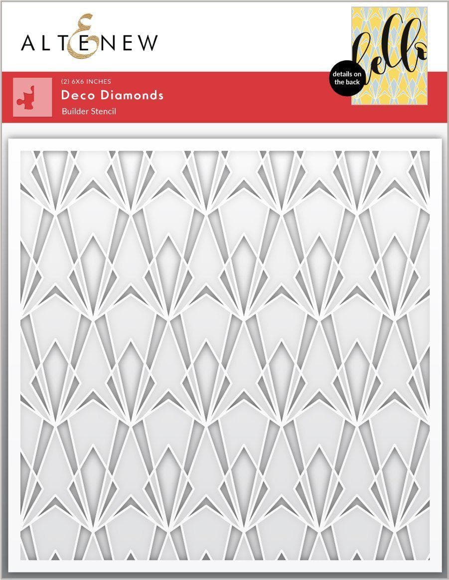 Altenew - Deco Diamonds Stencil Set (2 in 1)