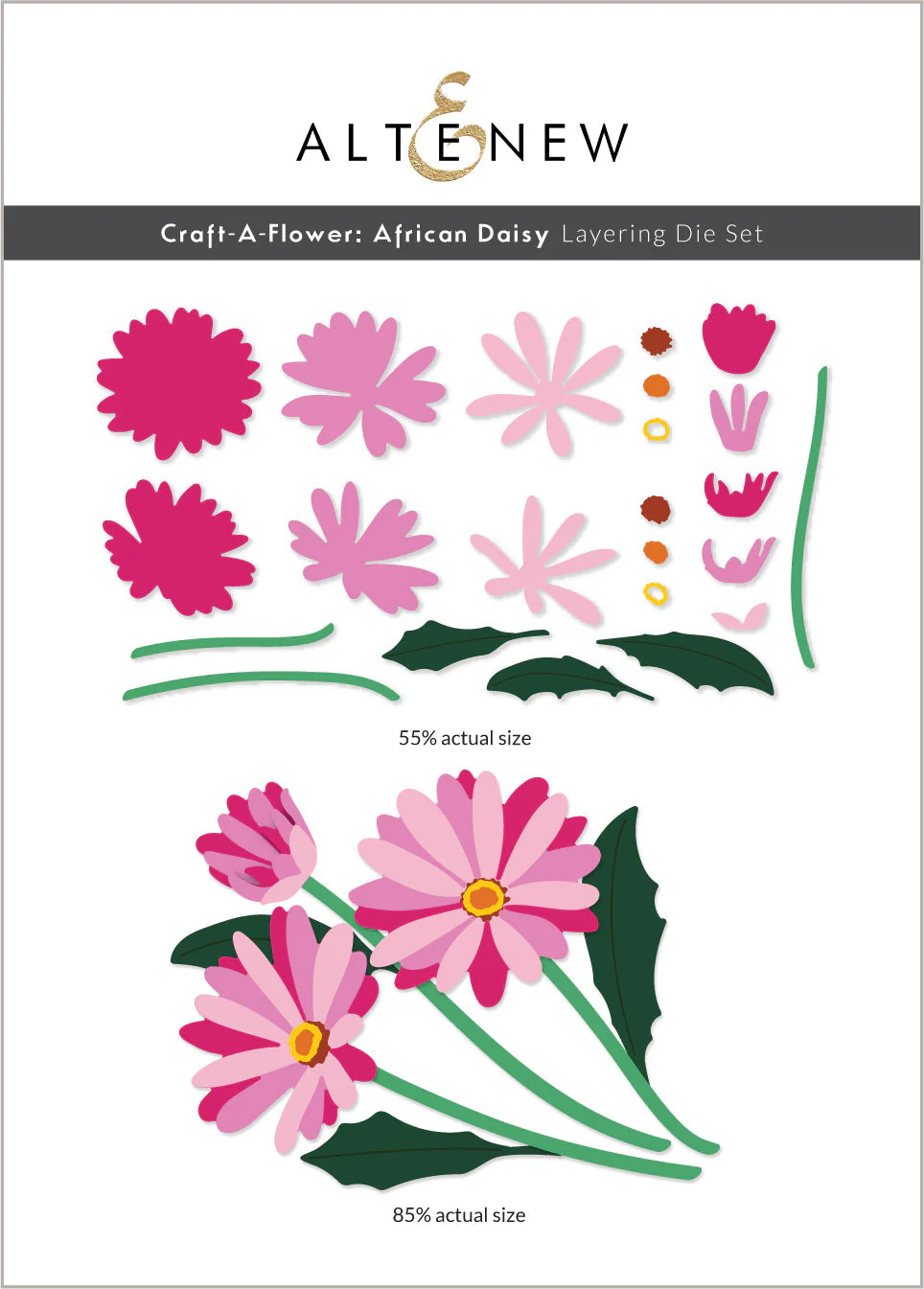 *NEW* - Altenew - Craft-A-Flower: African Daisy Layering Die Set