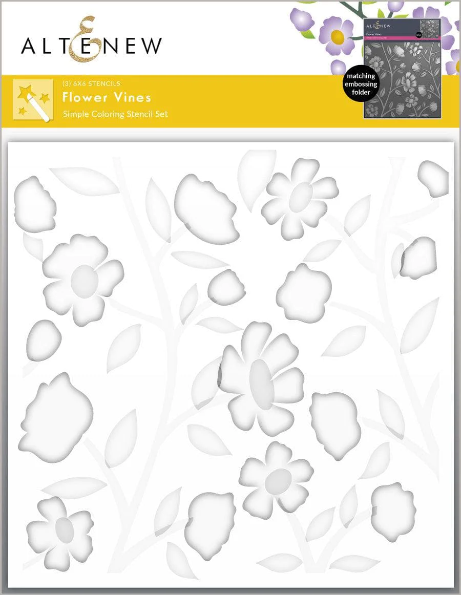 Altenew - Flower Vines - Stencil Set