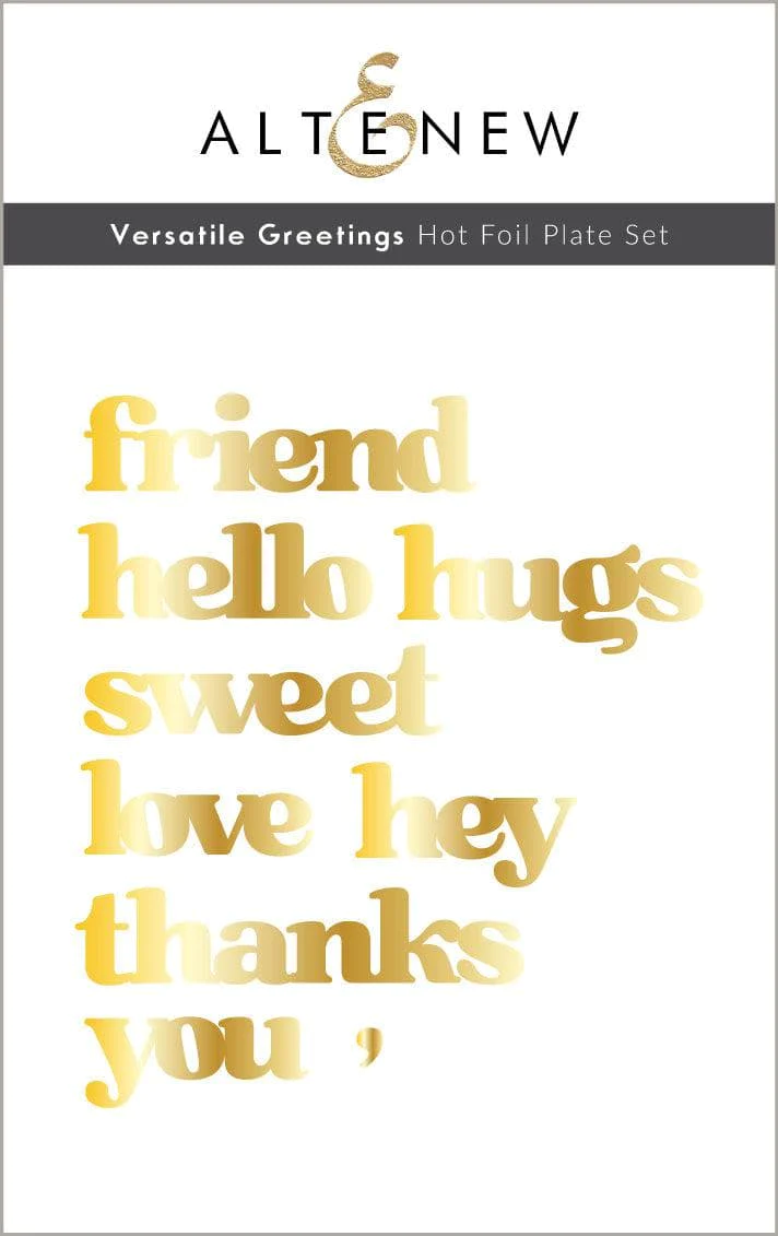 Altenew - Versatile Greetings Hot Foil Plate Set
