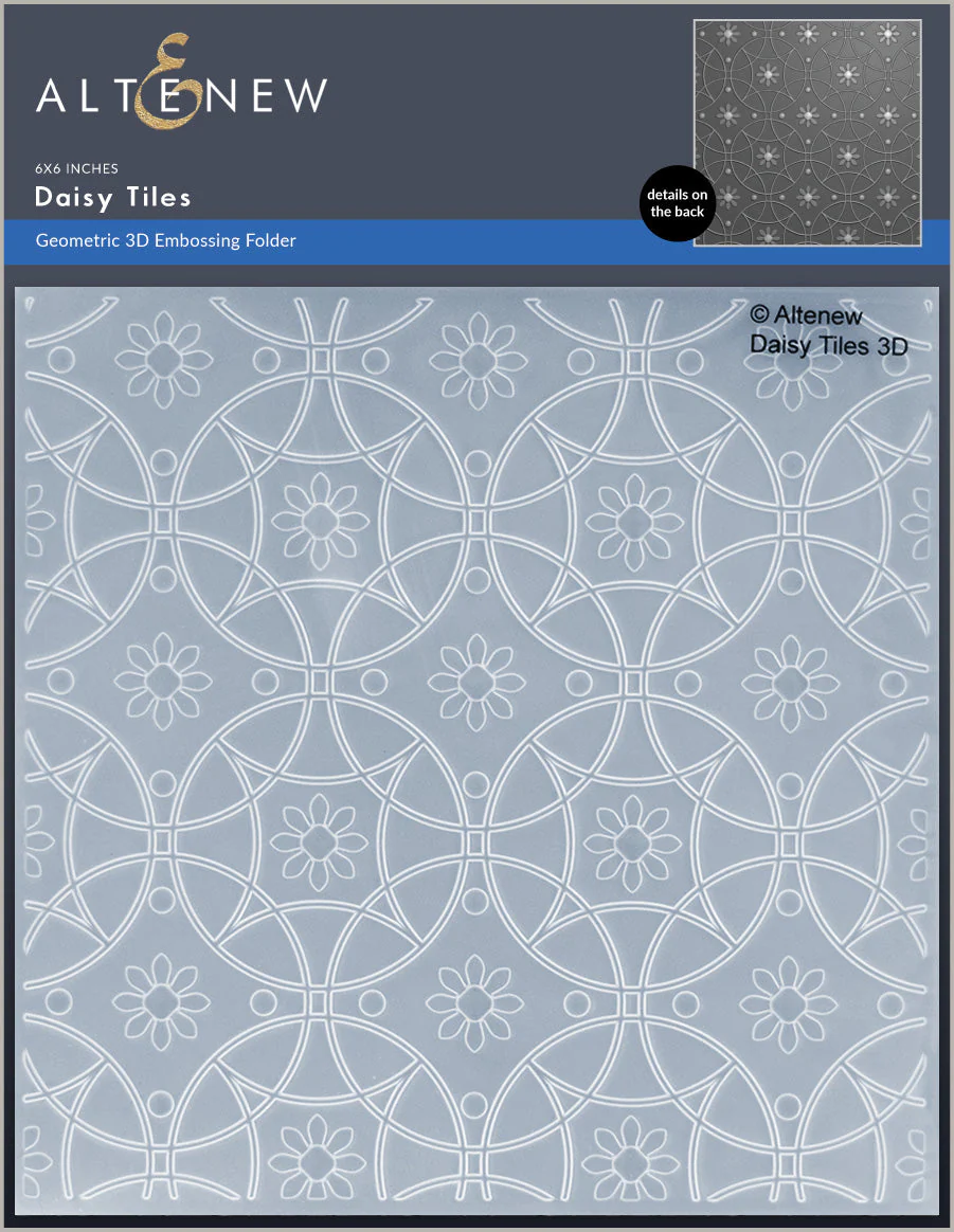 Altenew - Daisy Tiles 3D Embossing Folder