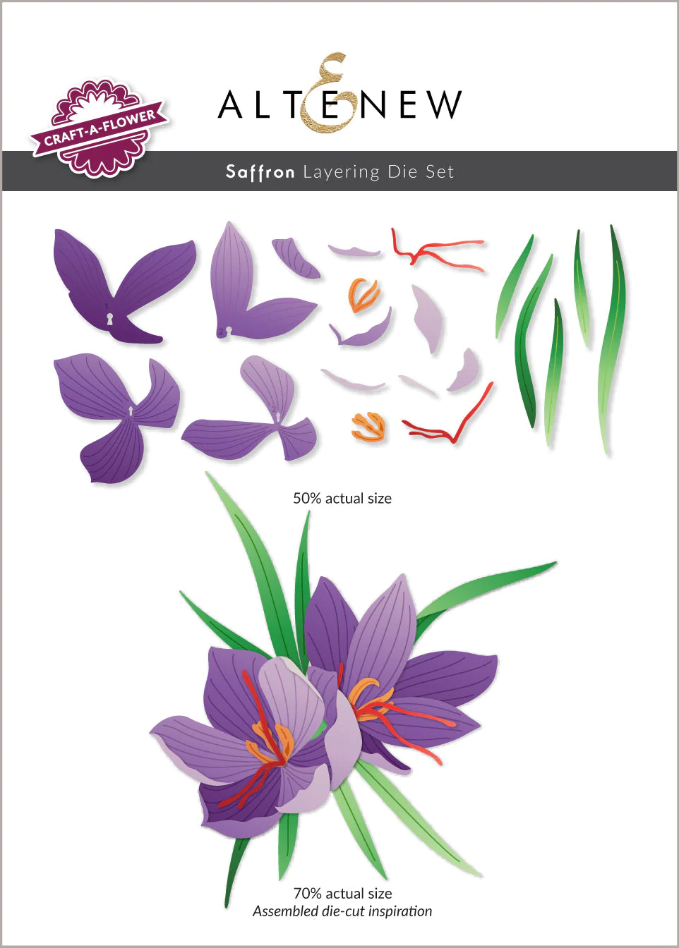 Altenew - Craft-A-Flower: Saffron Layering Die Set