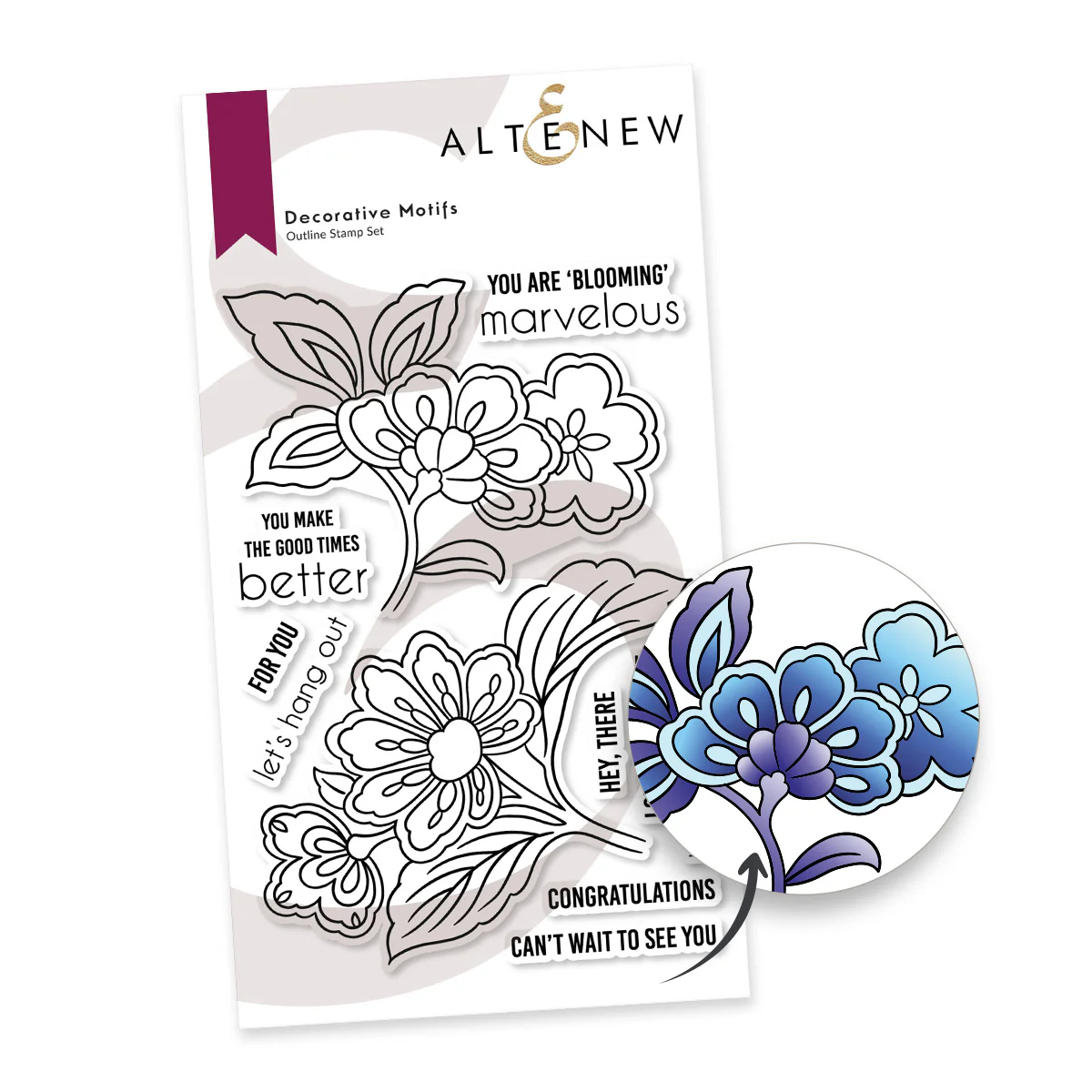 Altenew - Decorative Motifs Stamp Set (sb3)