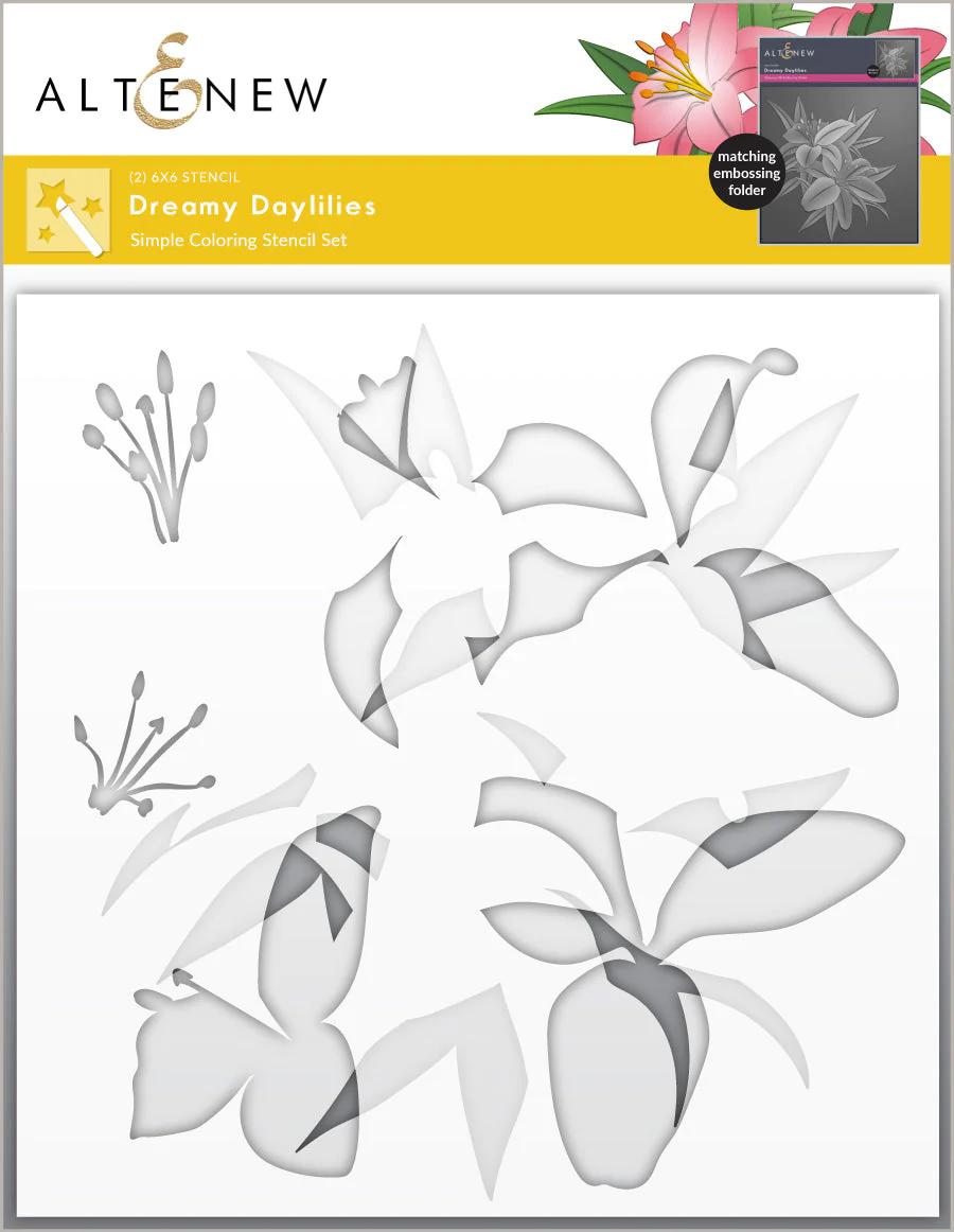 Altenew - Dreamy Daylilies - Stencil Set