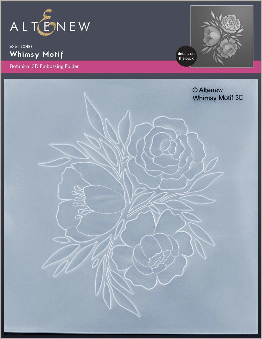 Altenew - Whimsy Motif - Embossing Folder