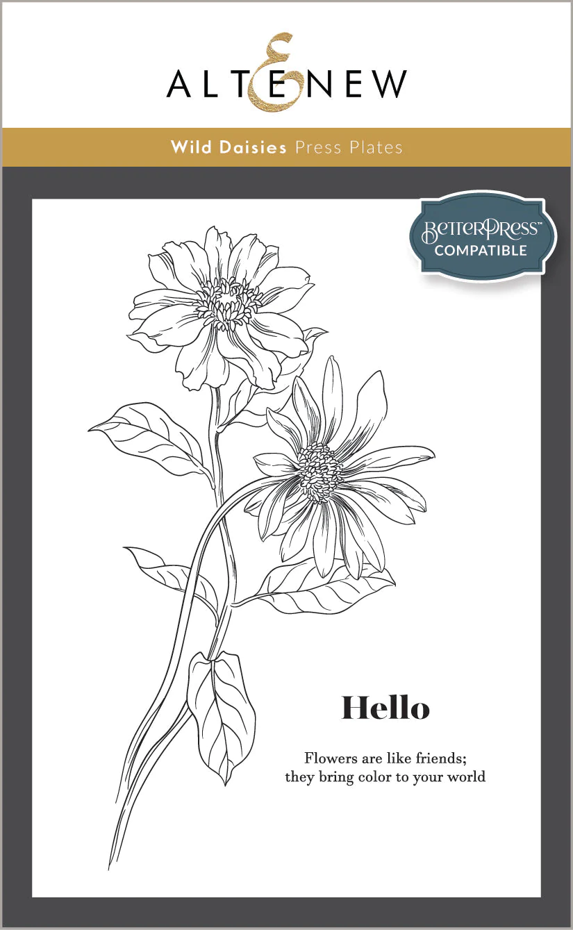 Altenew - Wild Daisies Press Plate