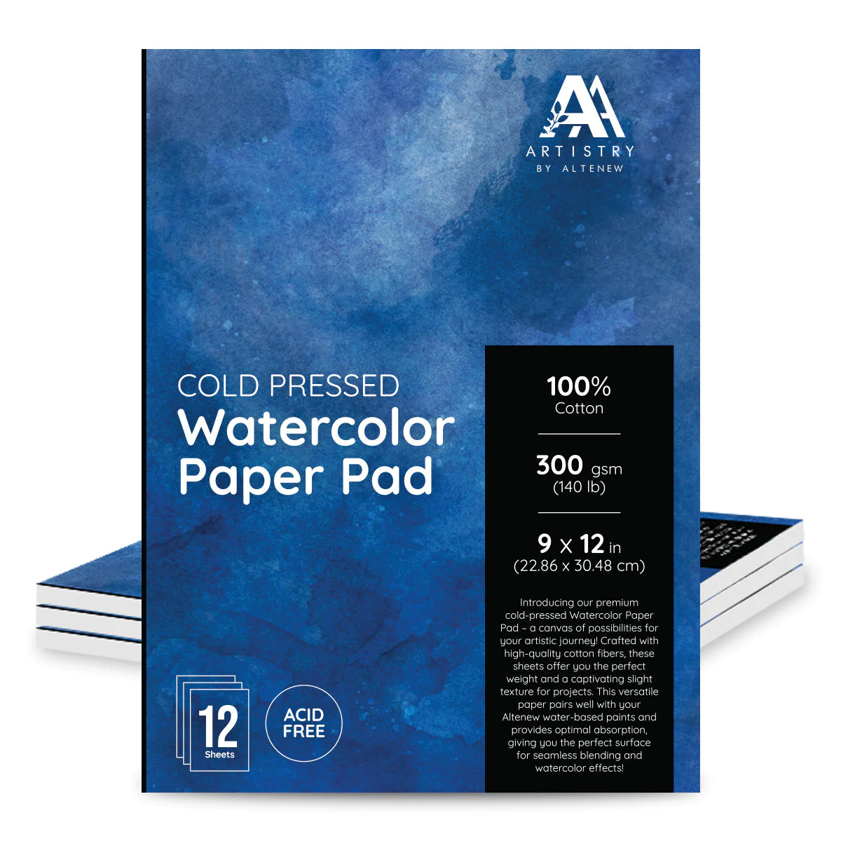 Altenew - Watercolor Paper Pad (9"x12") - Cold Pressed (SB4)
