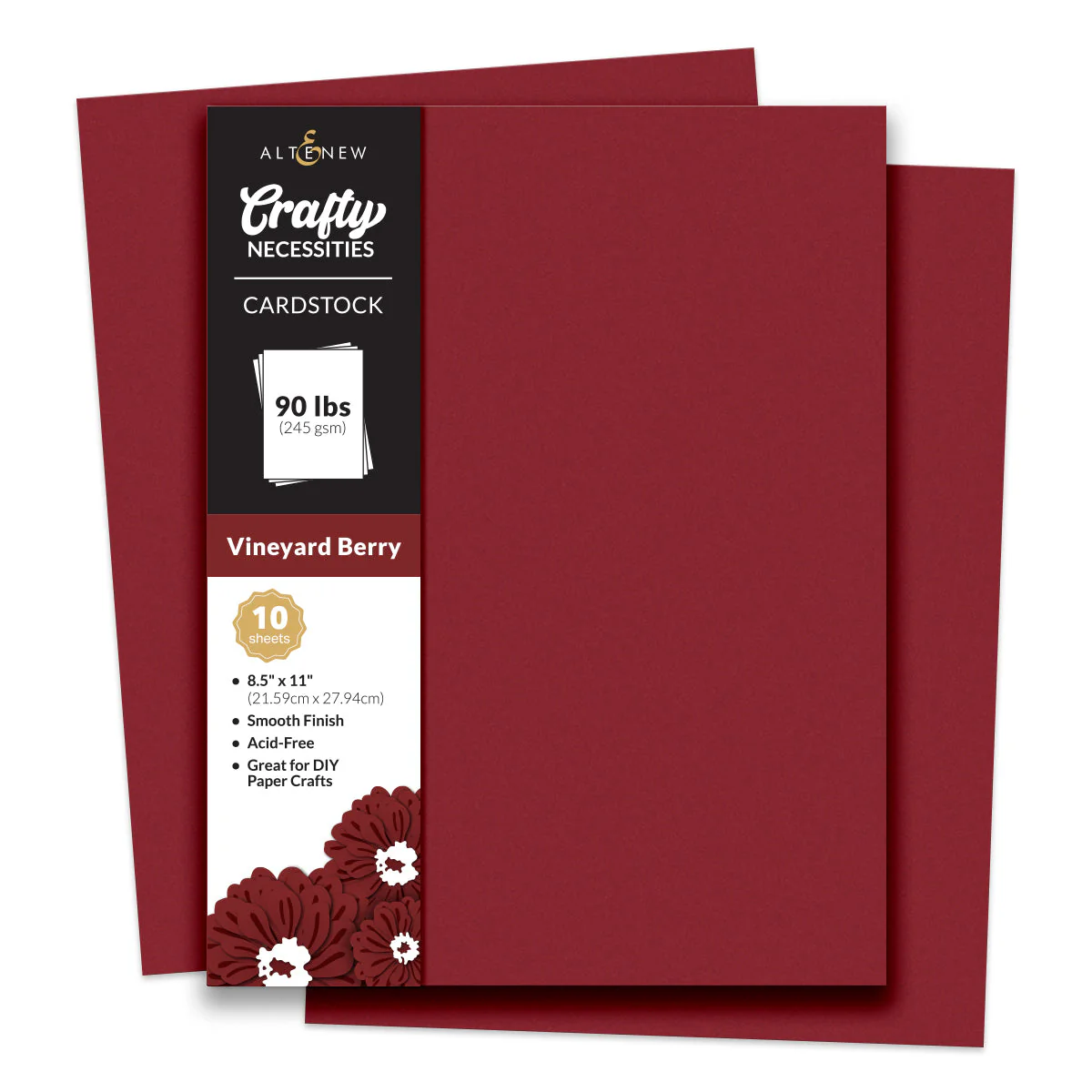 Altenew - Crafty Necessities: Vineyard Berry Cardstock (10 sheets/set)