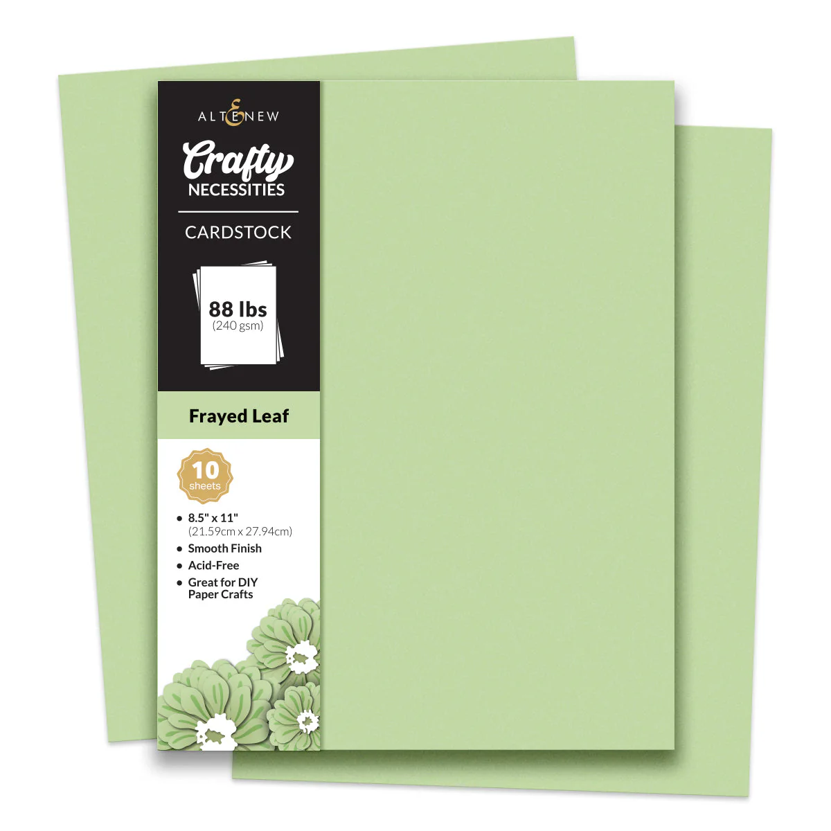 Altenew - Crafty Necessities: Frayed Leaf Cardstock (10 sheets/set)