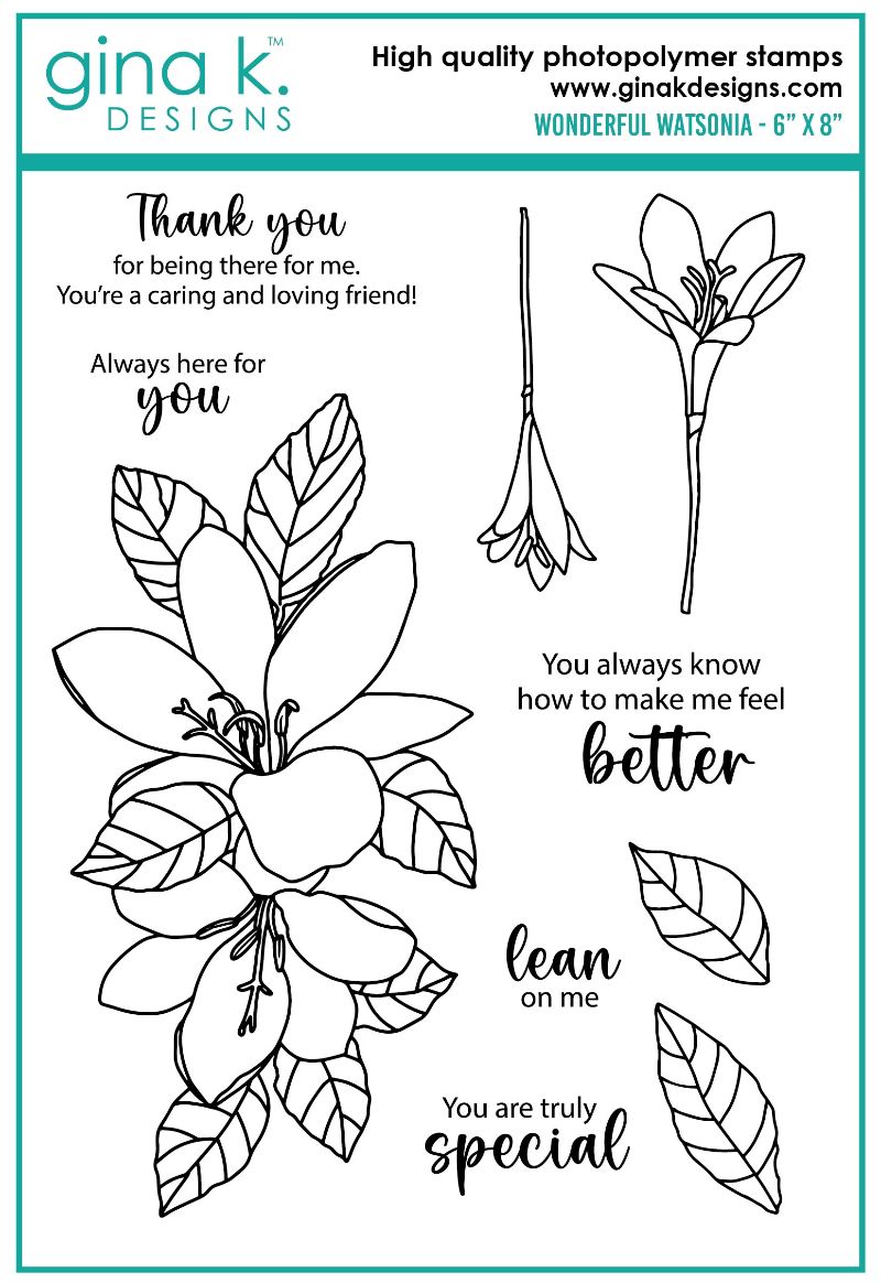 Gina K Designs - Wonderful Watsonia - STAMPS
