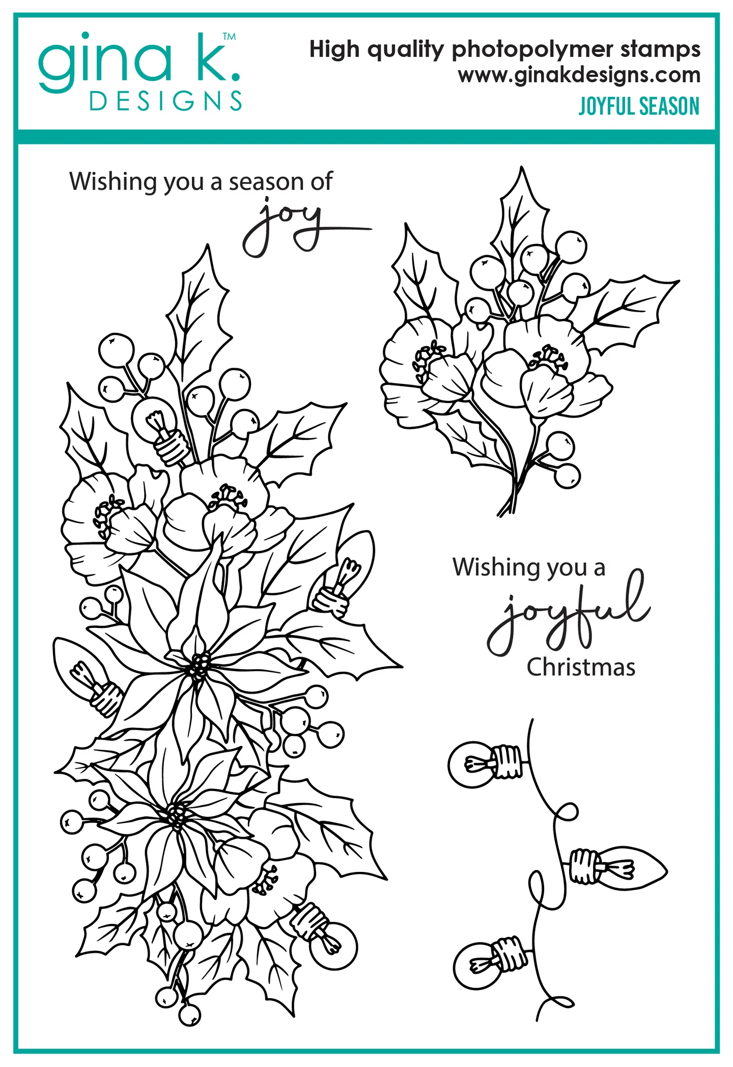 Gina K Designs - Joyful Season - STAMPS