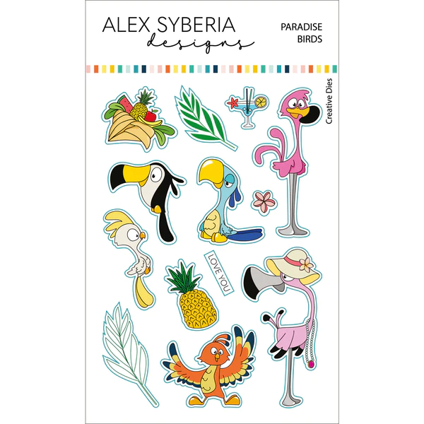 Alex Syberia Designs - Paradise Birds Die Set