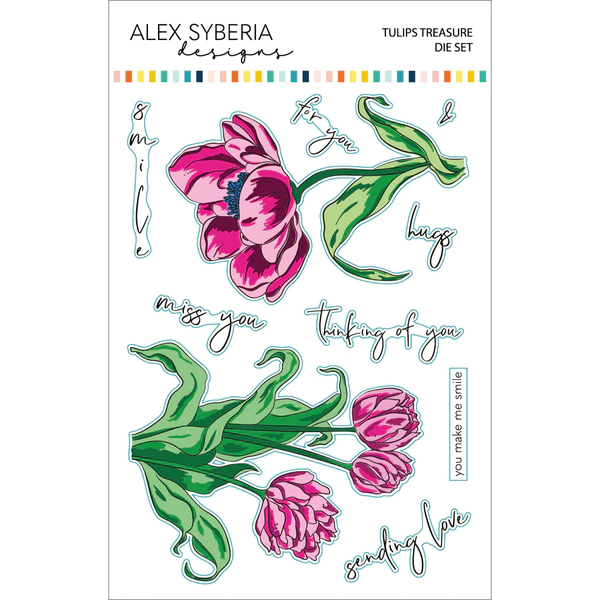 Alex Syberia Designs - Tulips Treasure Die Set