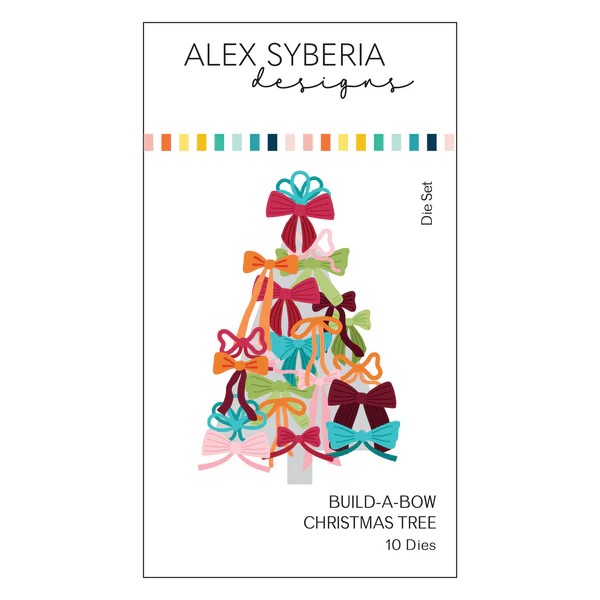 *NEW* - Alex Syberia Designs - Build-a-Bow Christmas Tree Die Set