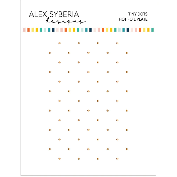 Alex Syberia Designs - Tiny Dots Hot Foil Plate