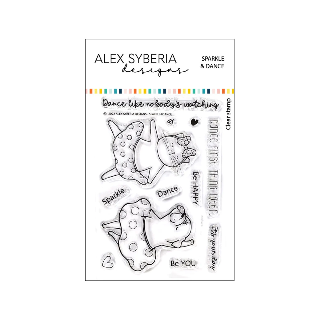 Alex Syberia Designs - Sparkle&Dance Stamp Set 3*4