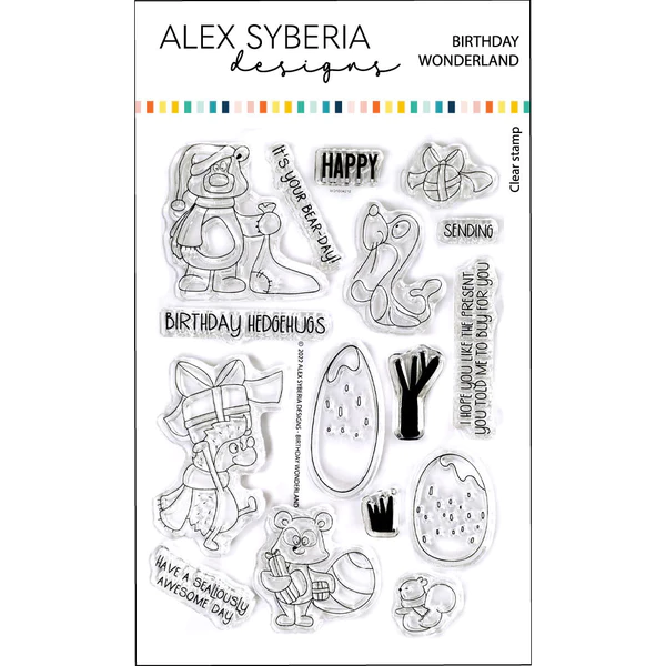 Alex Syberia Designs - Birthday Wonderland Stamp 4*6