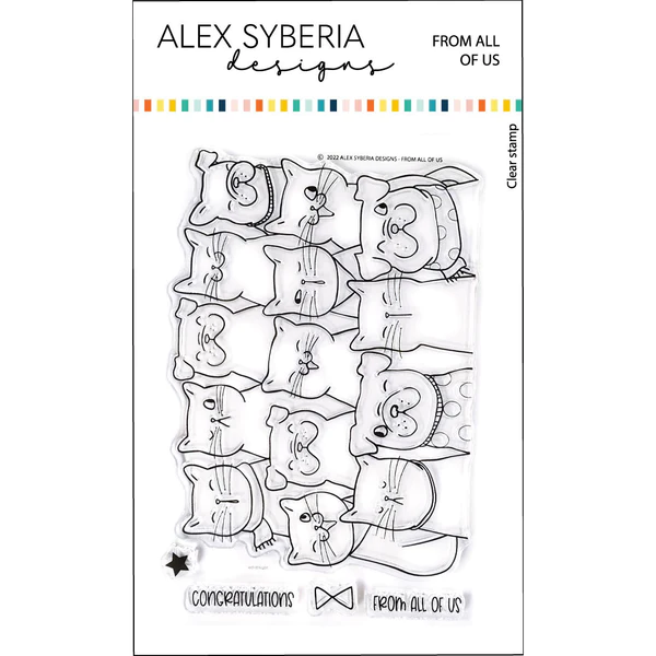 Alex Syberia Designs - From All Of Us Stamp Set 4*6