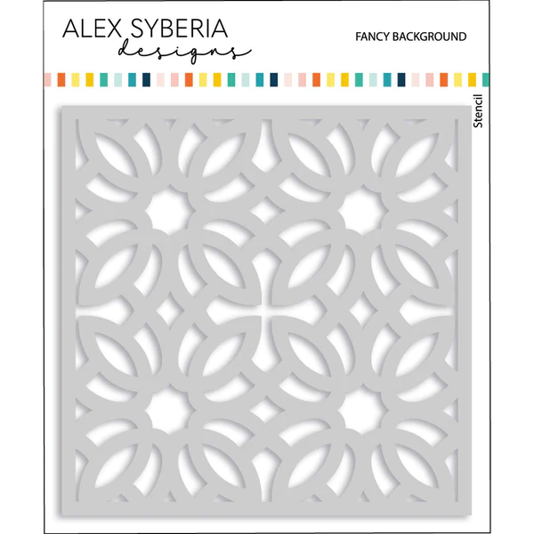 Alex Syberia Designs - Fancy Background Stencil