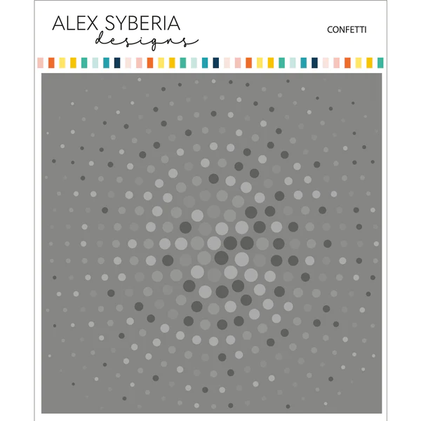 Alex Syberia Designs - Confetti Stencil Set (5pcs)