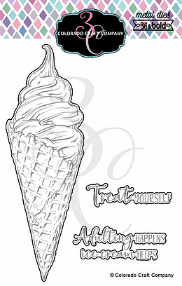 Colorado Craft Company - Big & Bold~Slimline Ice Cream Dies
