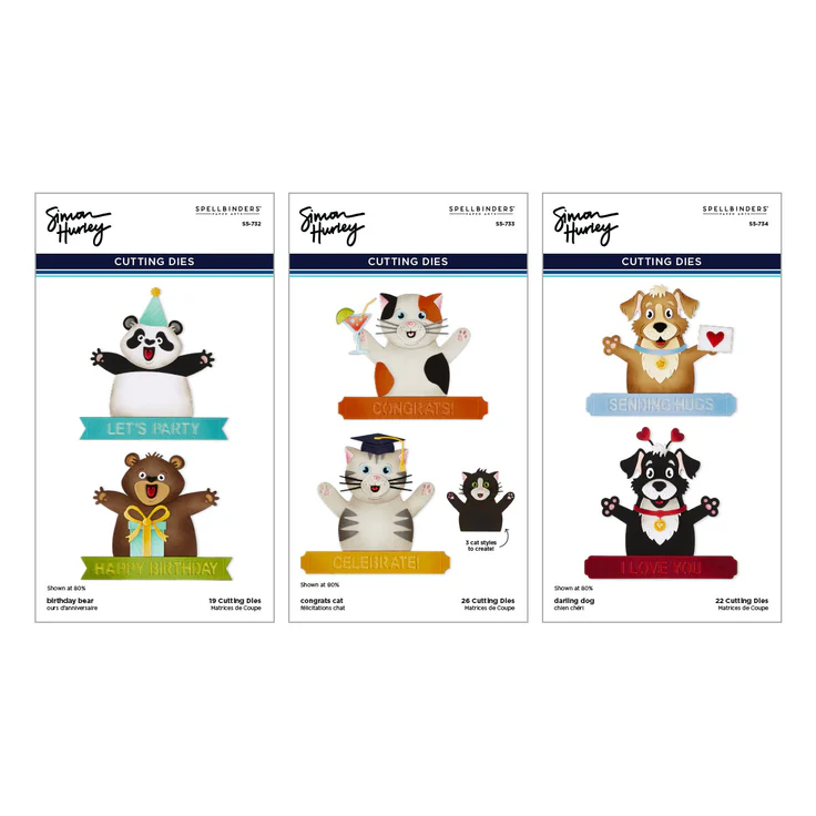 ***NEW* - Spellbinders - Sending Hugs Die Bundle by Simon Hurley