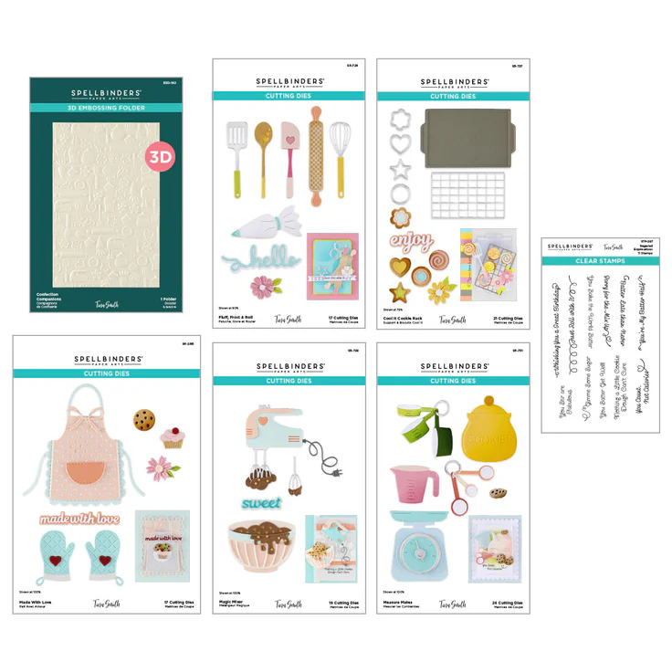*NEW* - Spellbinders - Make It & Bake It I Want It All Bundle by Tina Smith