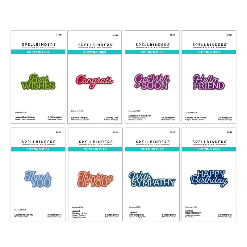 **NEW* - Spellbinders - Essentially Yours Sentiments I Want It All! Bundle