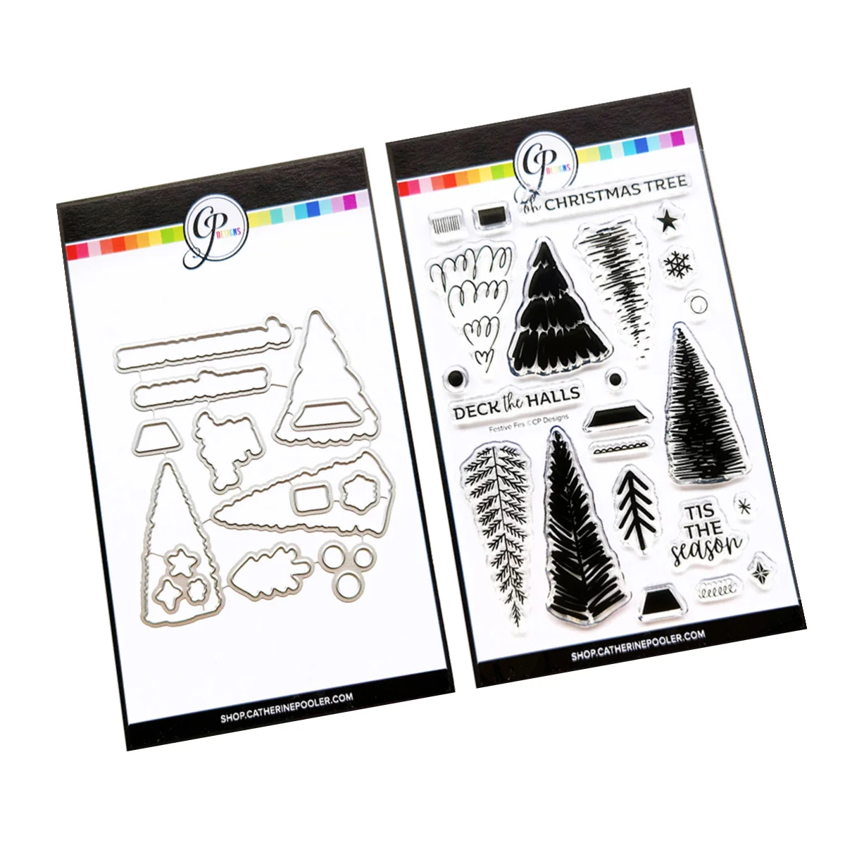 **NEW* - Catherine Pooler - Festive Firs Stamp & Die Bundle
