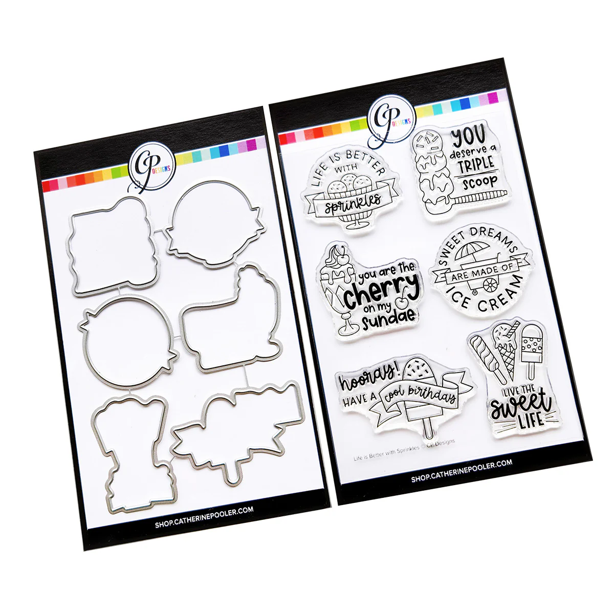 **NEW* - Catherine Pooler - Life is Better with Sprinkles Stamp & Die Bundle