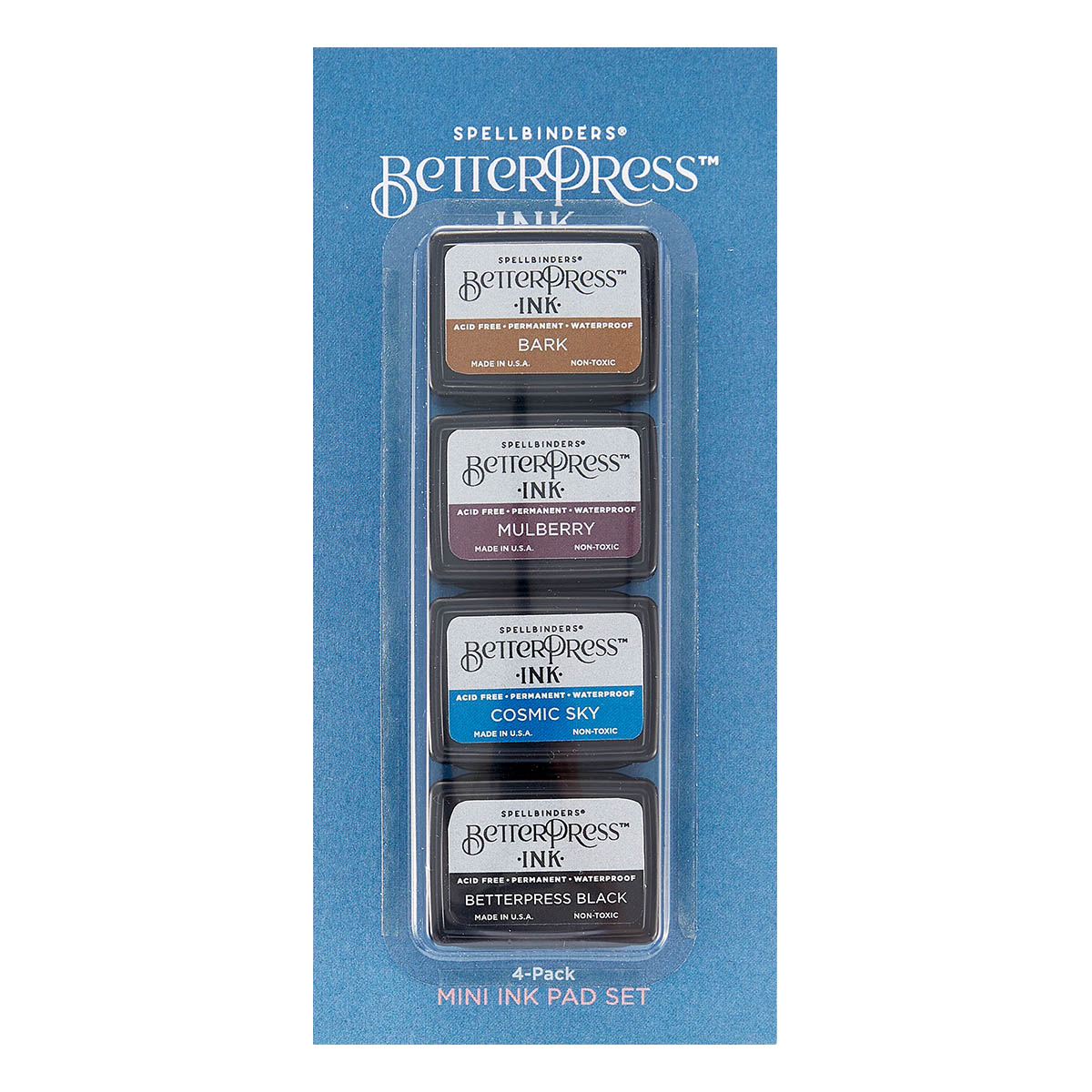 Spellbinders - Regal Tones BetterPress Ink Mini Set - 4 Pack