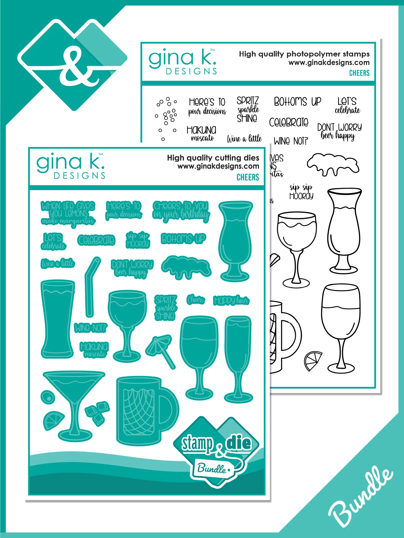 #Gina K Designs - Cheers - BUNDLE