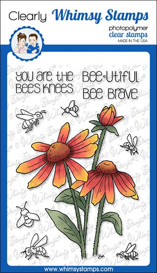 Whimsy Stamps - Bees Knees Clear Stamps