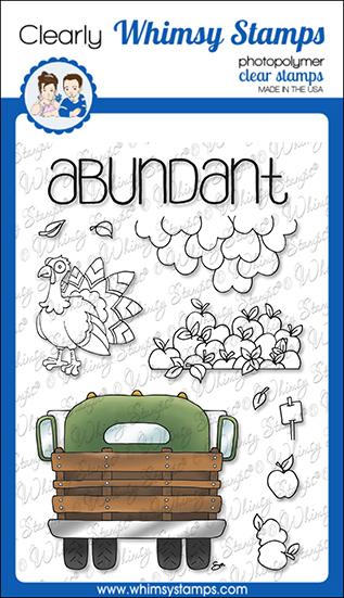 Whimsy Stamps - Fill a Harvest Truck Clear Stamps