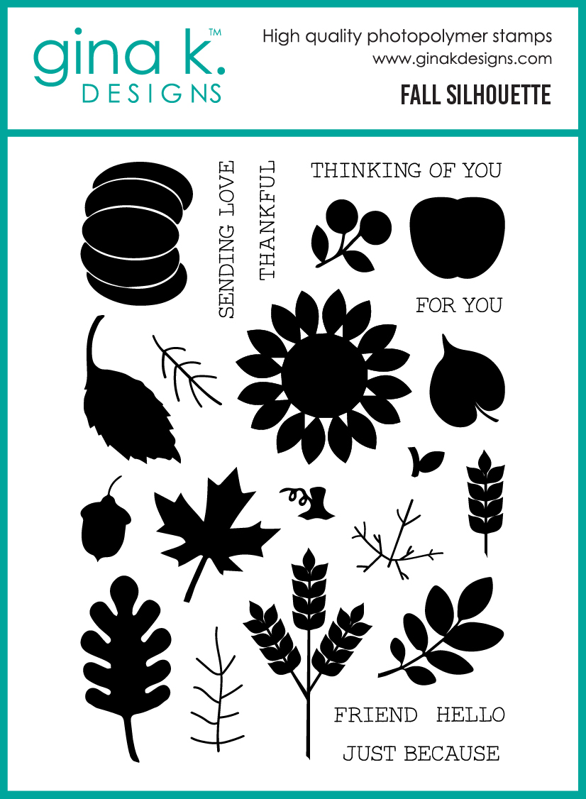 Gina K Designs - Fall Silhouette - STAMPS