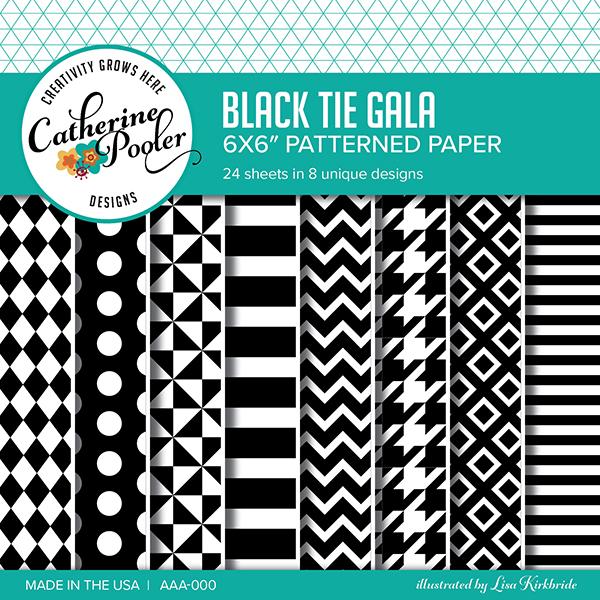 Catherine Pooler - Black Tie Gala Patterned Paper