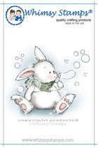 Whimsy Stamps - Bunny Blows Bubbles - Crissy Armstrong Collection