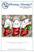 Whimsy Stamps - Christmas Bunny Stockings - Crissy Armstrong Collection