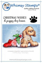 Whimsy Stamps - Christmas Pup in Stocking - Crissy Armstrong Collection