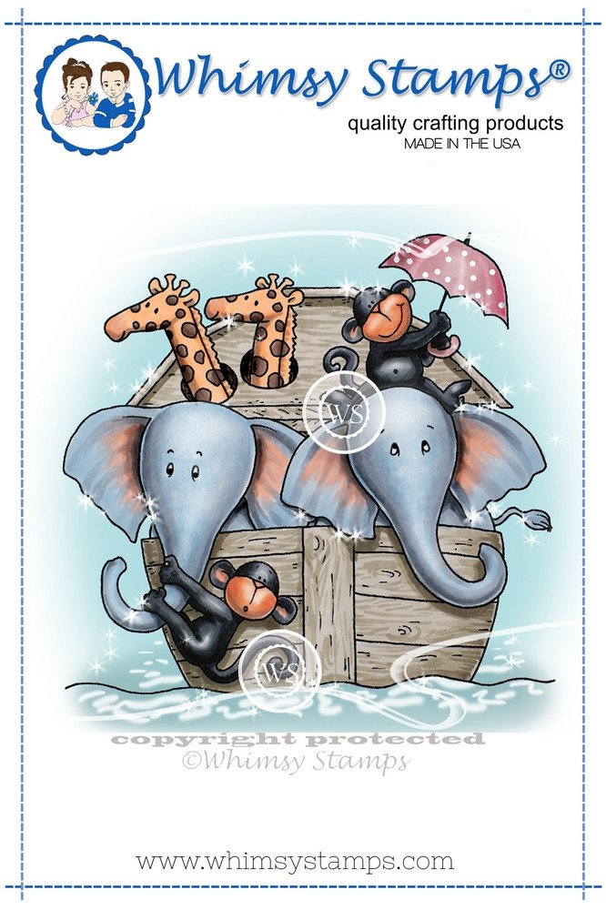 Whimsy Stamps - Noah's Ark - Crissy Armstrong Collection