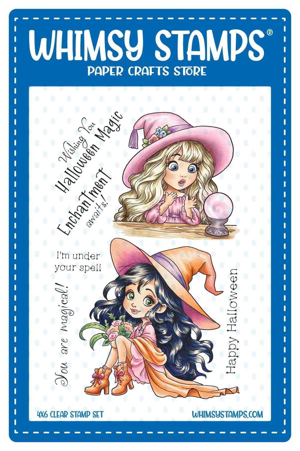 **NEW* - Whimsy Stamps - Halloween Enchantment Clear Stamps