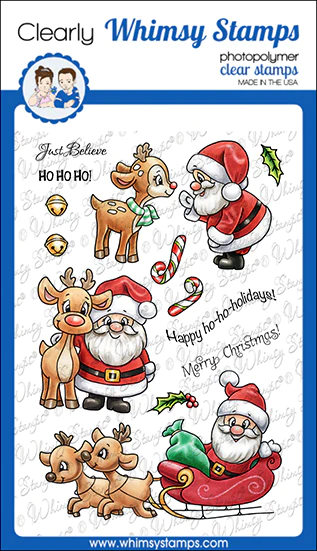 Whimsy Stamps - Santa's Magic Clear Stamps