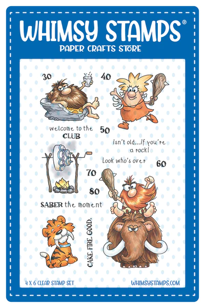 Whimsy Stamps - Ancient Days Club Clear Stamps