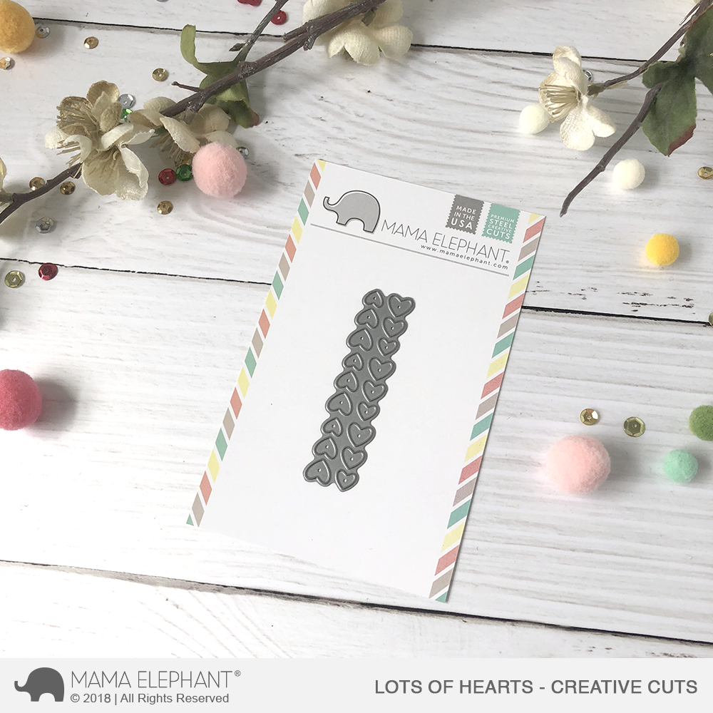 Mama Elephant - Lots of Hearts - Creative Cuts