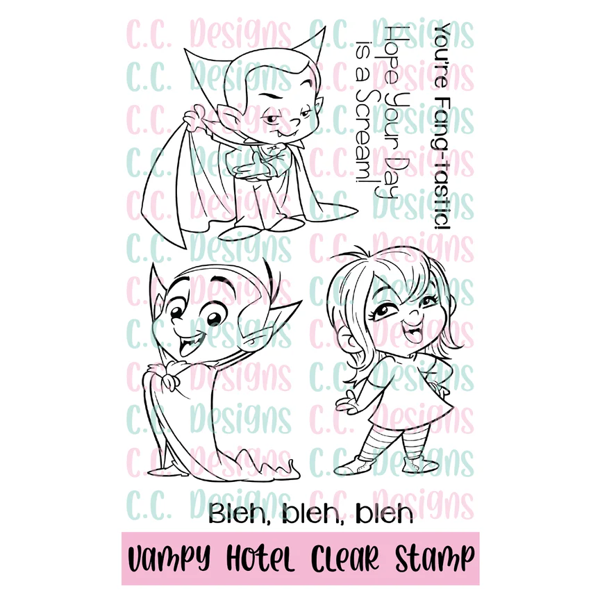 **NEW* - CC Designs - Vampy Hotel Stamp Set